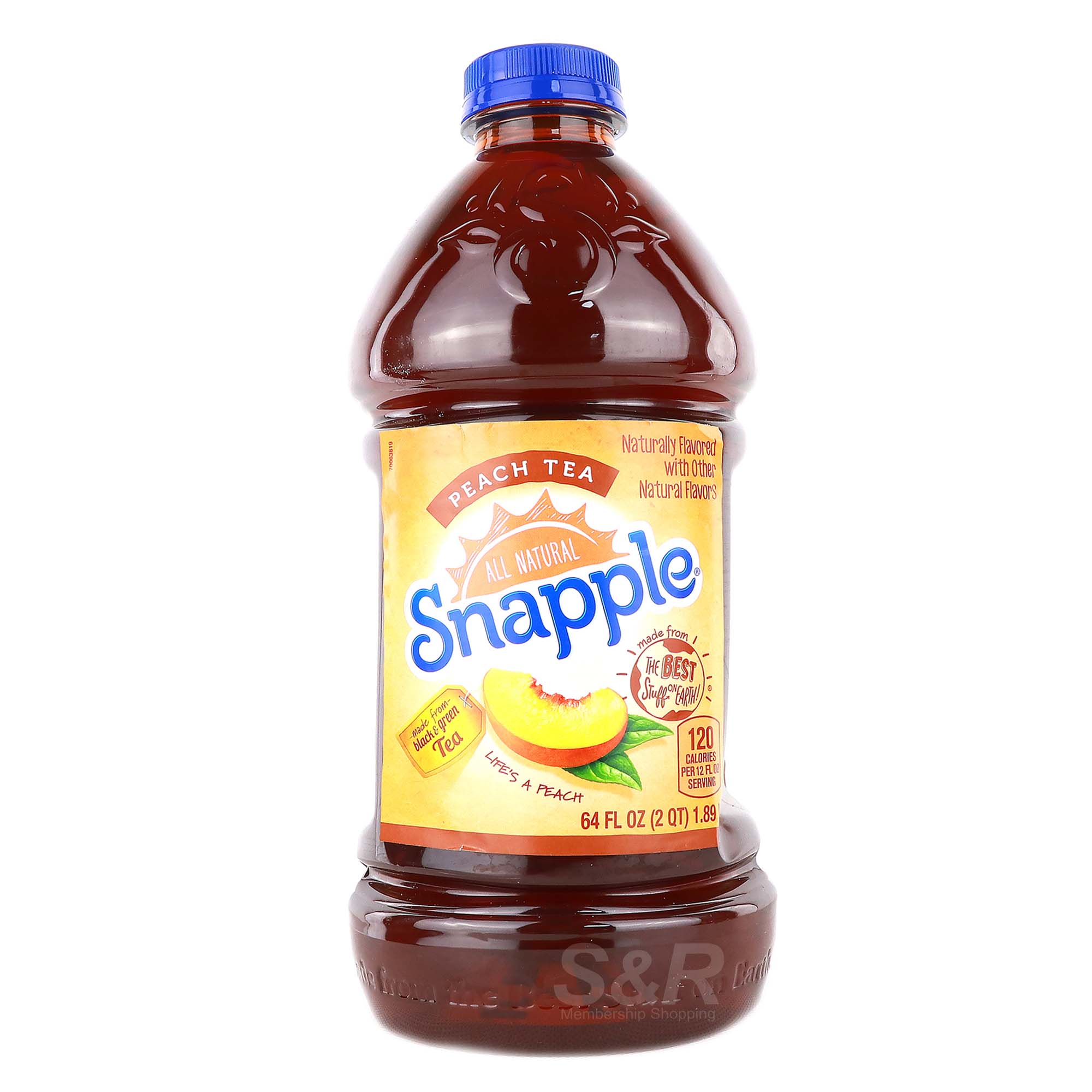 Snapple All Natural Peach Flavor Tea 1.89L